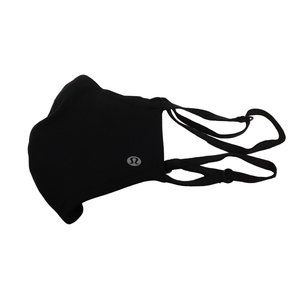 Lululemon Double Strap Face Mask 3Pk - Black NIB